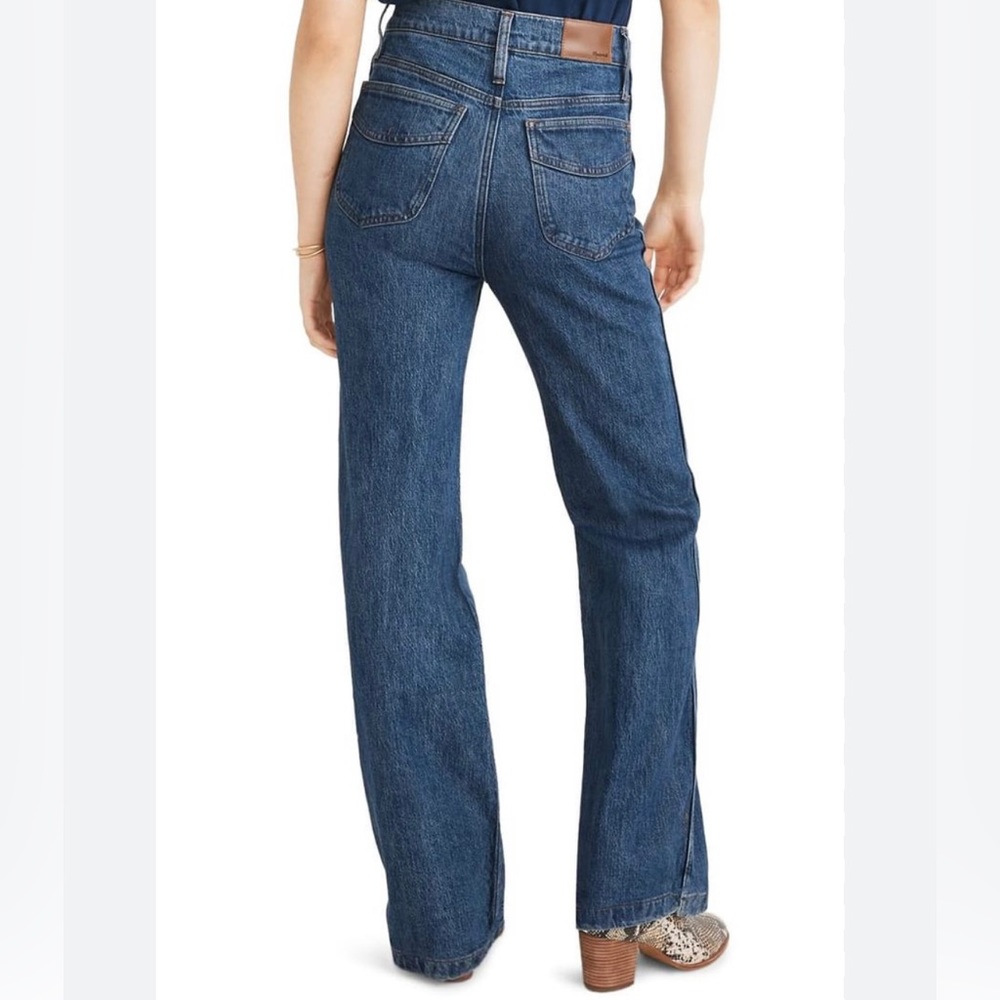 Madewell 11-Inch High Waist Perfect Flare Jeans in Medium Wash